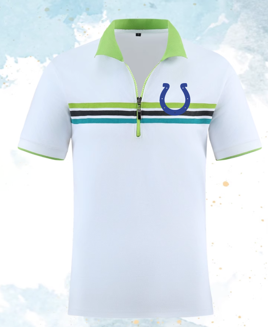 Indianapolis Colts white style #2 Men 2025 NFL polo T shirt->nfl t-shirts->Sports Accessory